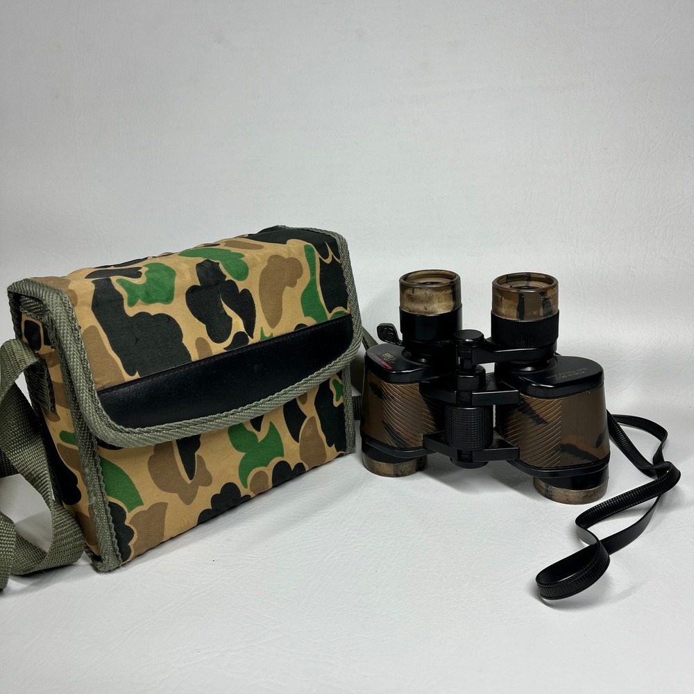 Kamakura Leo Japan 7X-15X35 Multi Powered Zoom Binoculars Camo with Case